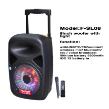 Professional Multimedia Speaker with Mic Input F85D